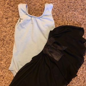 Lot of dance leotard and sheer dance skirt